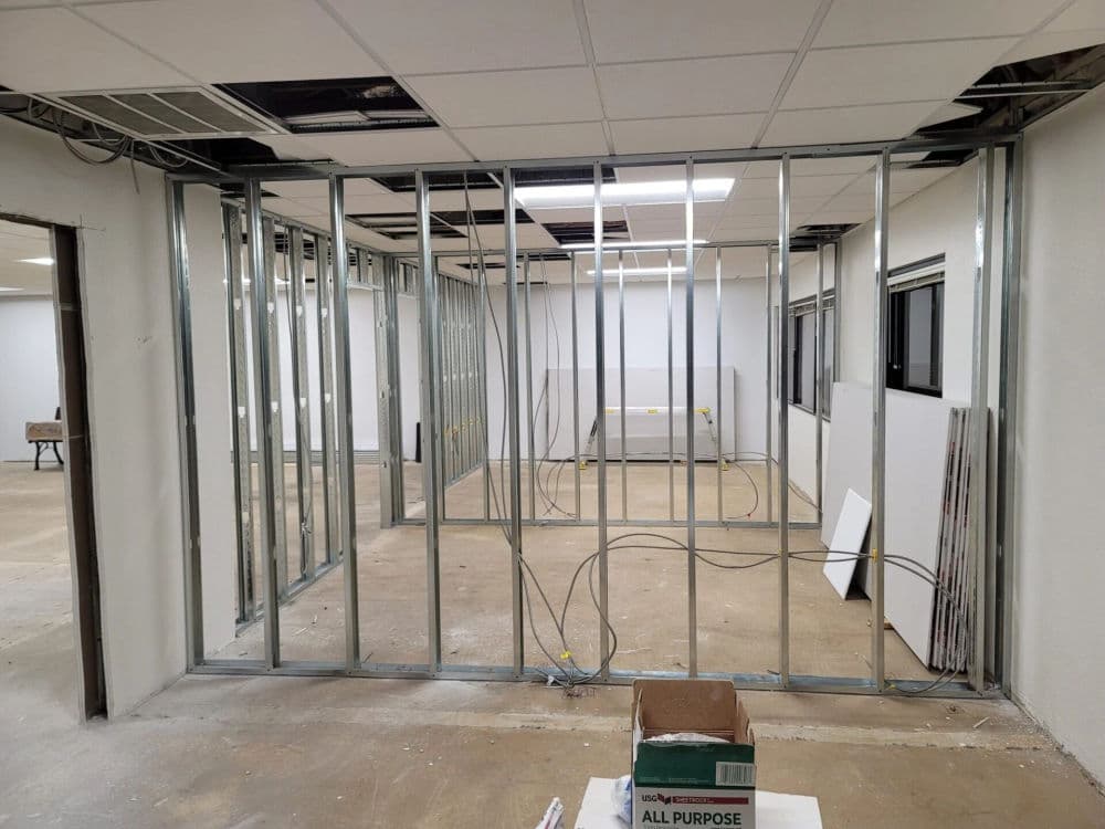 Office Interior Renovation with Glass Partition Installation